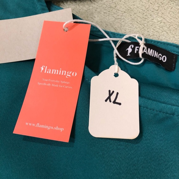 SATIN TWO PIECE SET
LONG SLEEVE WIDE LEG FORREST GREEN Size XL NWT - Picture 6 of 15